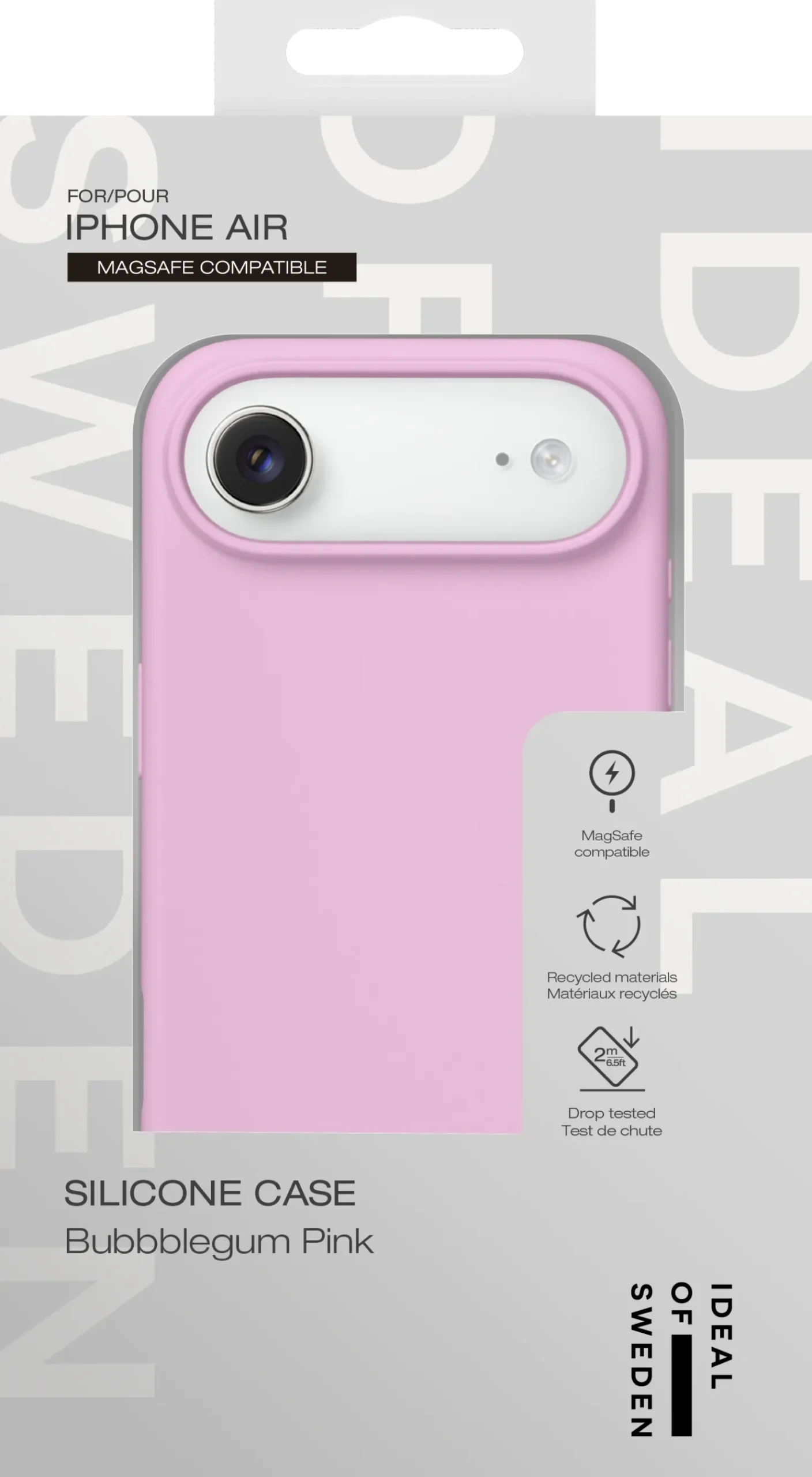Mobilskal IDEAL OF SWEDEN MagSafe Silikon, bubblegum rosa, iPhone
