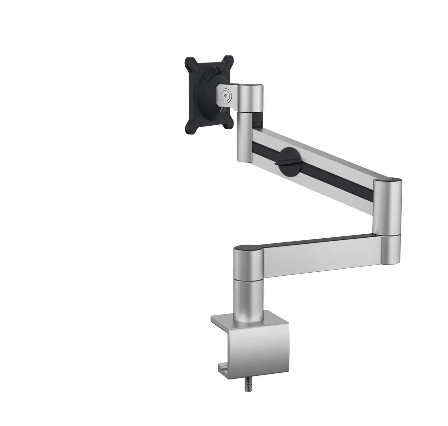 Monitorarm Durable för 1 skärm, bordsfäste, silver
