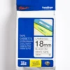 Märkband Brother TZe241, svart på vit, 18 mm x 8 m