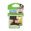 Märkband Dymo D1 Durable, svart på vit, 12mm x 5,5m