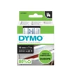 Märkband Dymo D1 19mm, blå text på vit, 7m