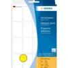 Märketikett Herma KP 25x40, gul, 512 st