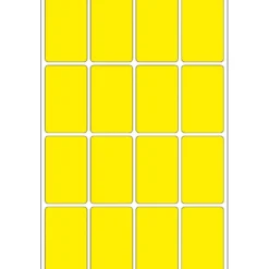 Märketikett Herma KP 25x40, gul, 512 st