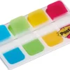 Märkflik Post-it Index Strong, blå lime grön röd, 4 färger