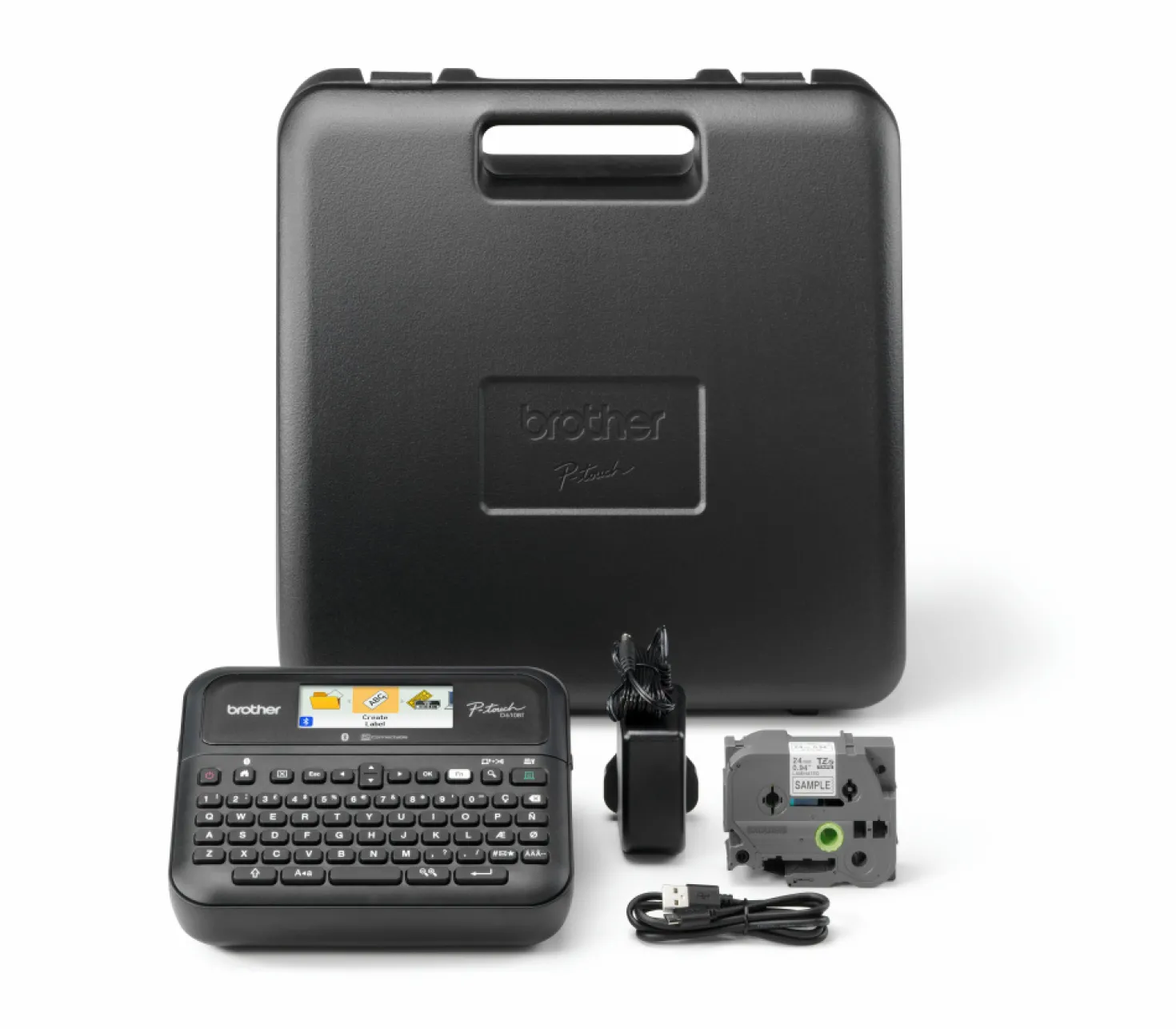 Märkmaskin Brother PT-D610BTVP, Bluetooth, USB, 24 mm tejpbredd