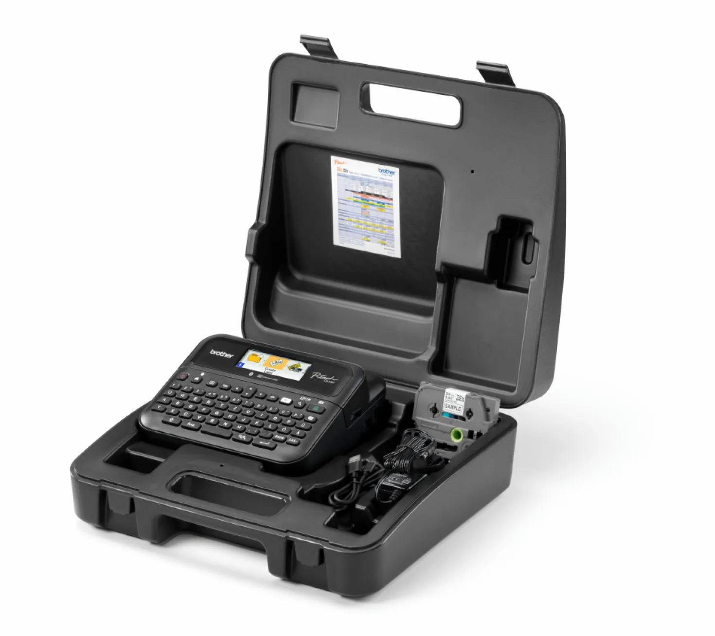 Märkmaskin Brother PT-D610BTVP, Bluetooth, USB, 24 mm tejpbredd