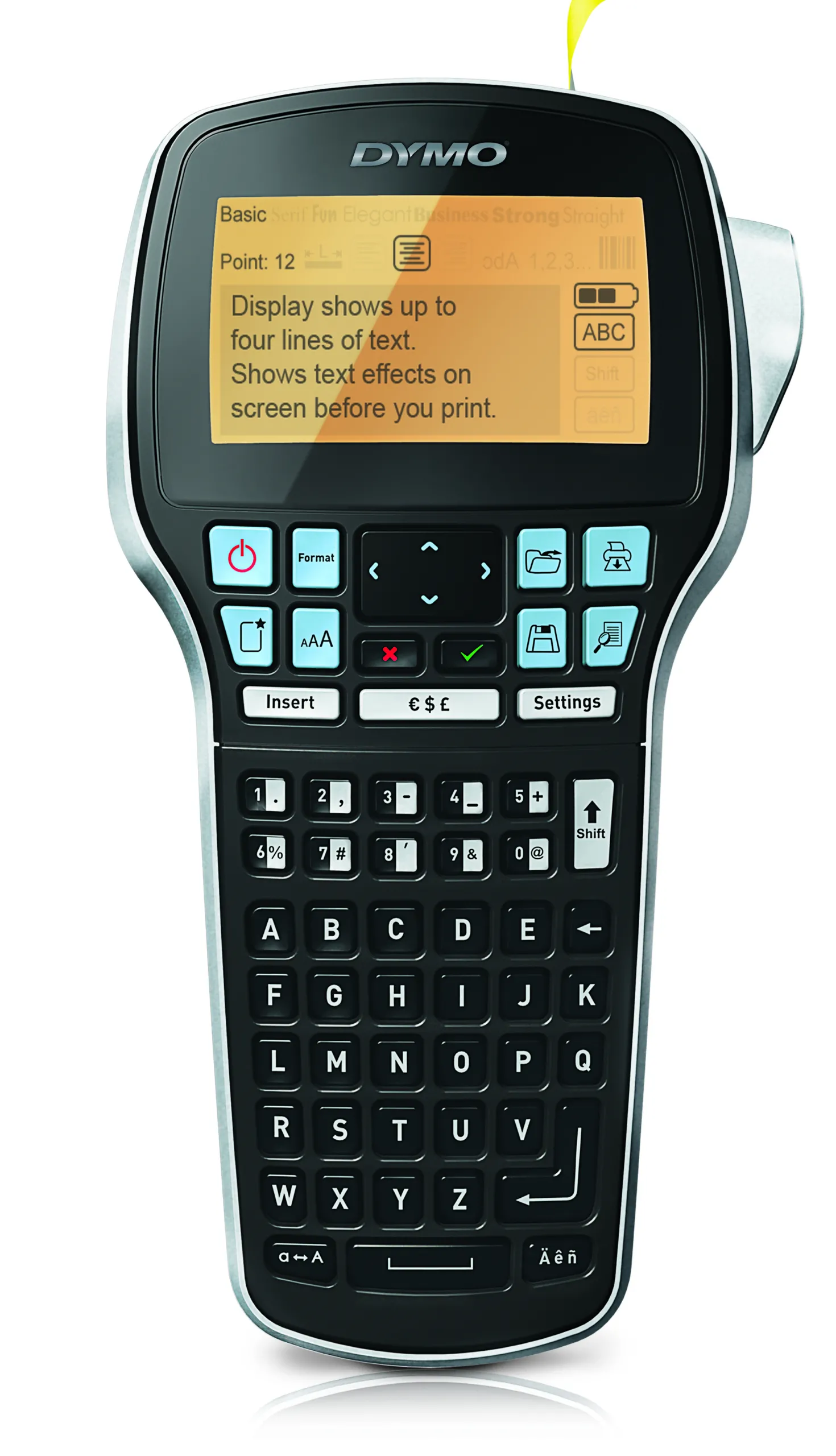 Märkmaskin Dymo LabelManager 420P, bärbar, fyrradig, USB