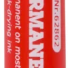 Märkpenna Actual Permanent, skuren spets 2-4 mm, röd, påfyllningsbar
