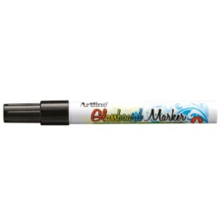 Märkpenna Artline Glassboard, svart, 2 mm rund spets