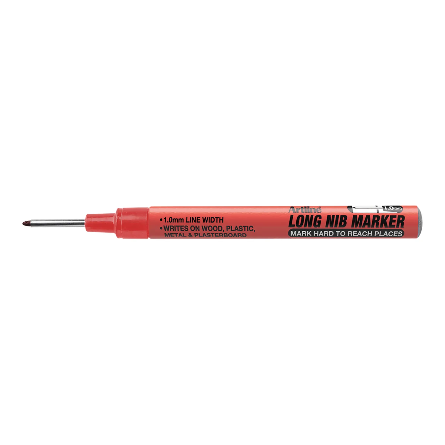 Märkpenna Artline 710 Long Nib, röd, 30 mm spets, påfyllningsbar