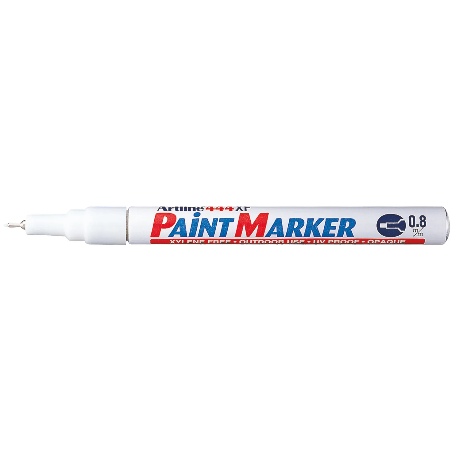 Märkpenna Artline PaintMarker 444XF, vit, 0,8 mm