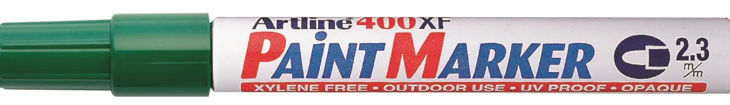 Märkpenna Artline Paintmarker 400XF, grön, 2,3 mm