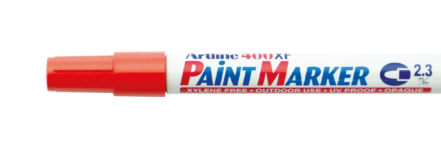 Märkpenna Artline PaintMarker 400XF, röd, 2,3 mm