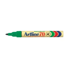 Märkpenna Artline 70 Permanent, grön, 1,5 mm rund spets