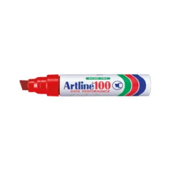Märkpenna Artline 100, röd, 7,5–12 mm, påfyllningsbar