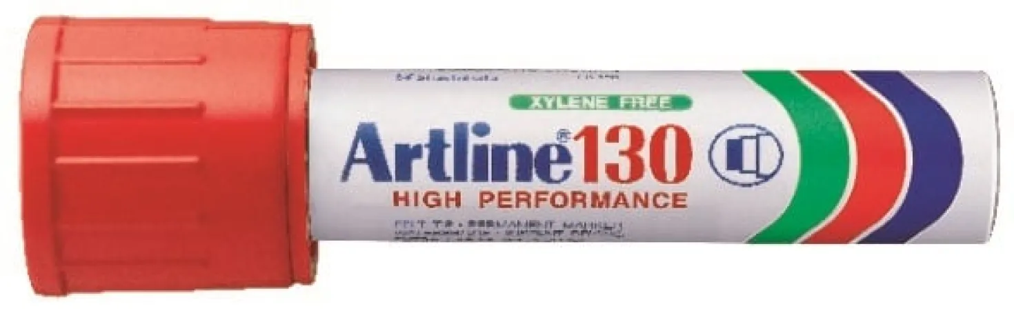 Märkpenna Artline 130, röd, 30 mm, påfyllningsbar