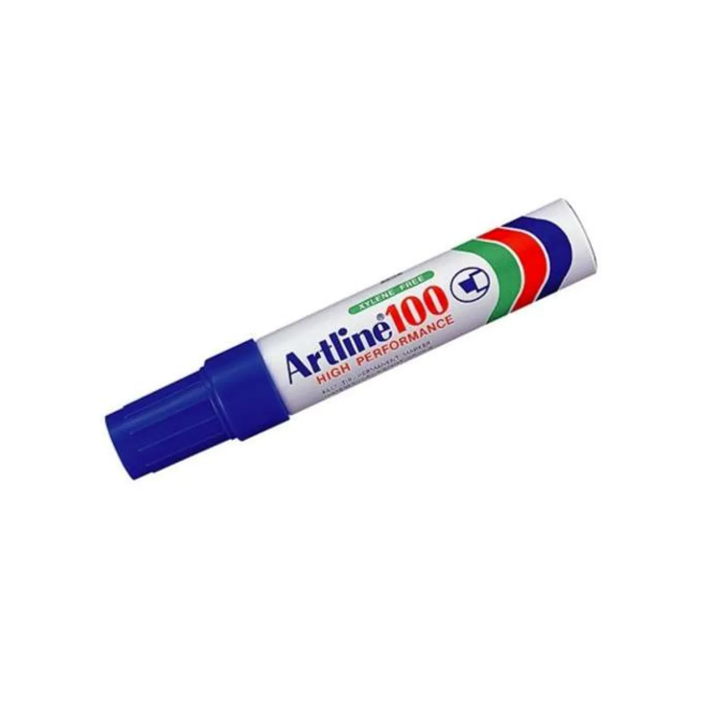 Märkpenna Artline 100, snedskuren spets, 7,5–12 mm, blå