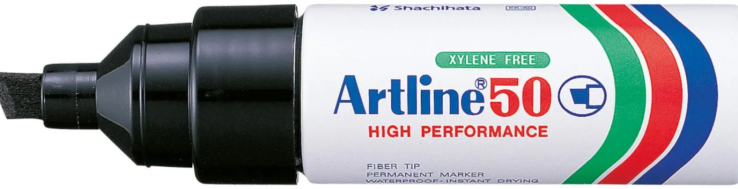 Märkpenna Artline 50, svart, 3,0–6,0 mm, påfyllningsbar
