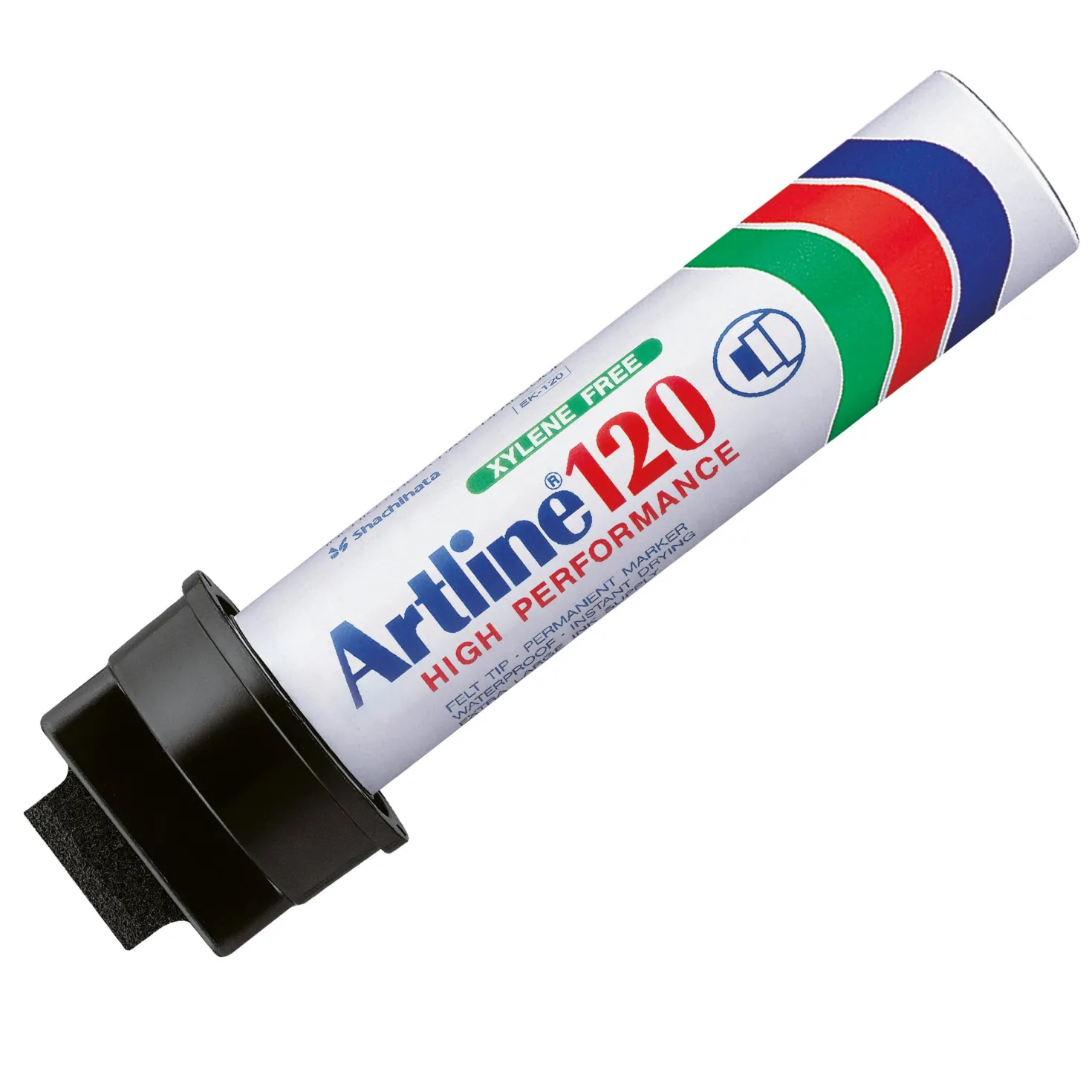 Märkpenna Artline 120, svart, 20 mm spets, påfyllningsbar