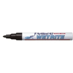 Märkpenna Artline 47 Wetrite, svart, rundspets 1,5 mm
