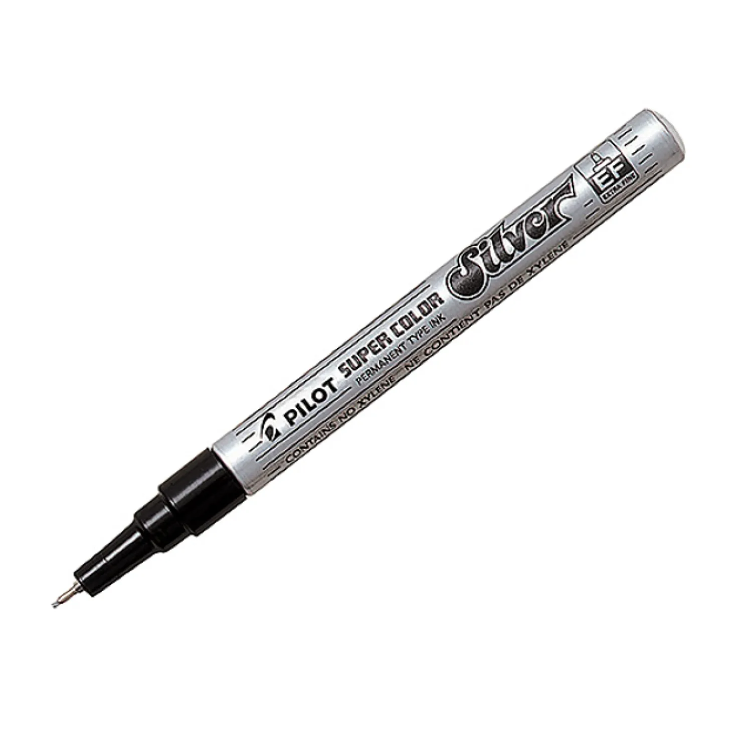 Märkpenna Pilot Extra Fin, silver, permanent, 0,50 mm