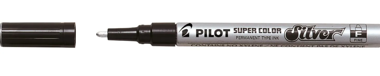 Märkpenna Pilot Fin Silver, 1,0 mm, permanent