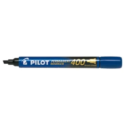 Märkpenna Pilot 400 Permanent, snedställd spets 2-4,5 mm, blå