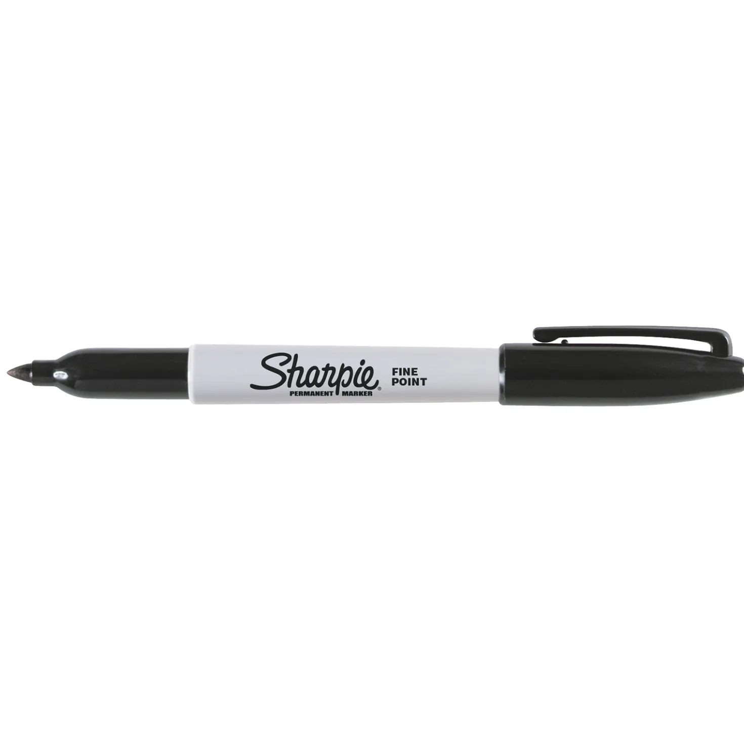 Märkpenna Sharpie Fine Permanent, svart, fin spets