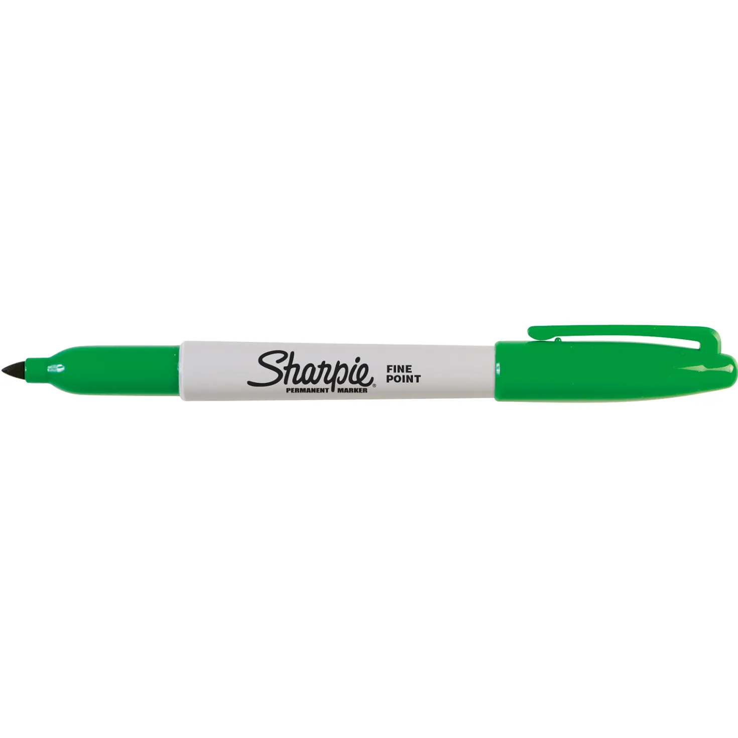 Märkpenna Sharpie Fine Permanent, grön, fin spets