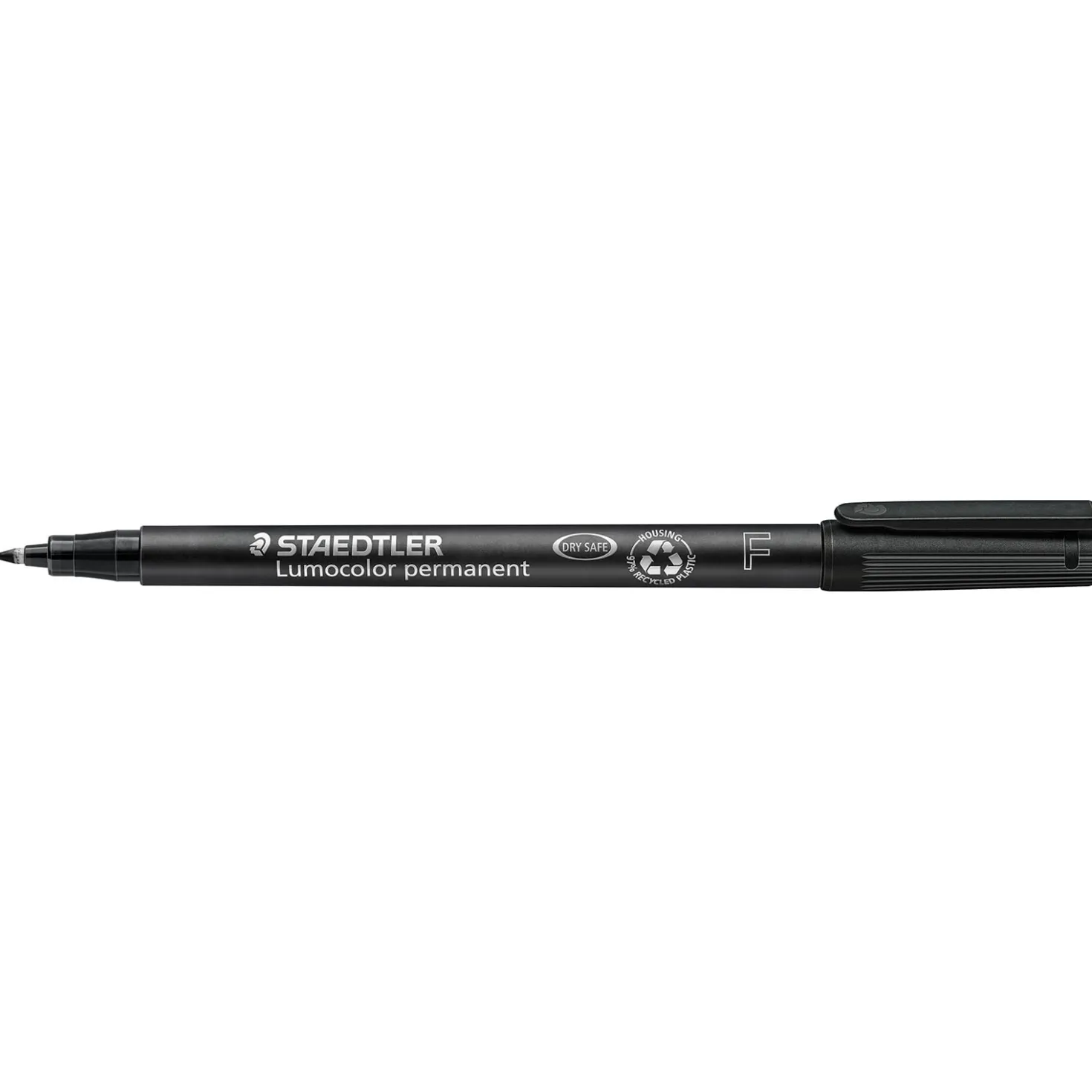 Märkpenna Staedtler Lumocolor 318 permanent, fin 0,6 mm, svart