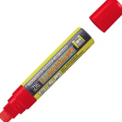 Märkpenna Zig Illumigraph PMA-720, röd, skuren spets 15 mm