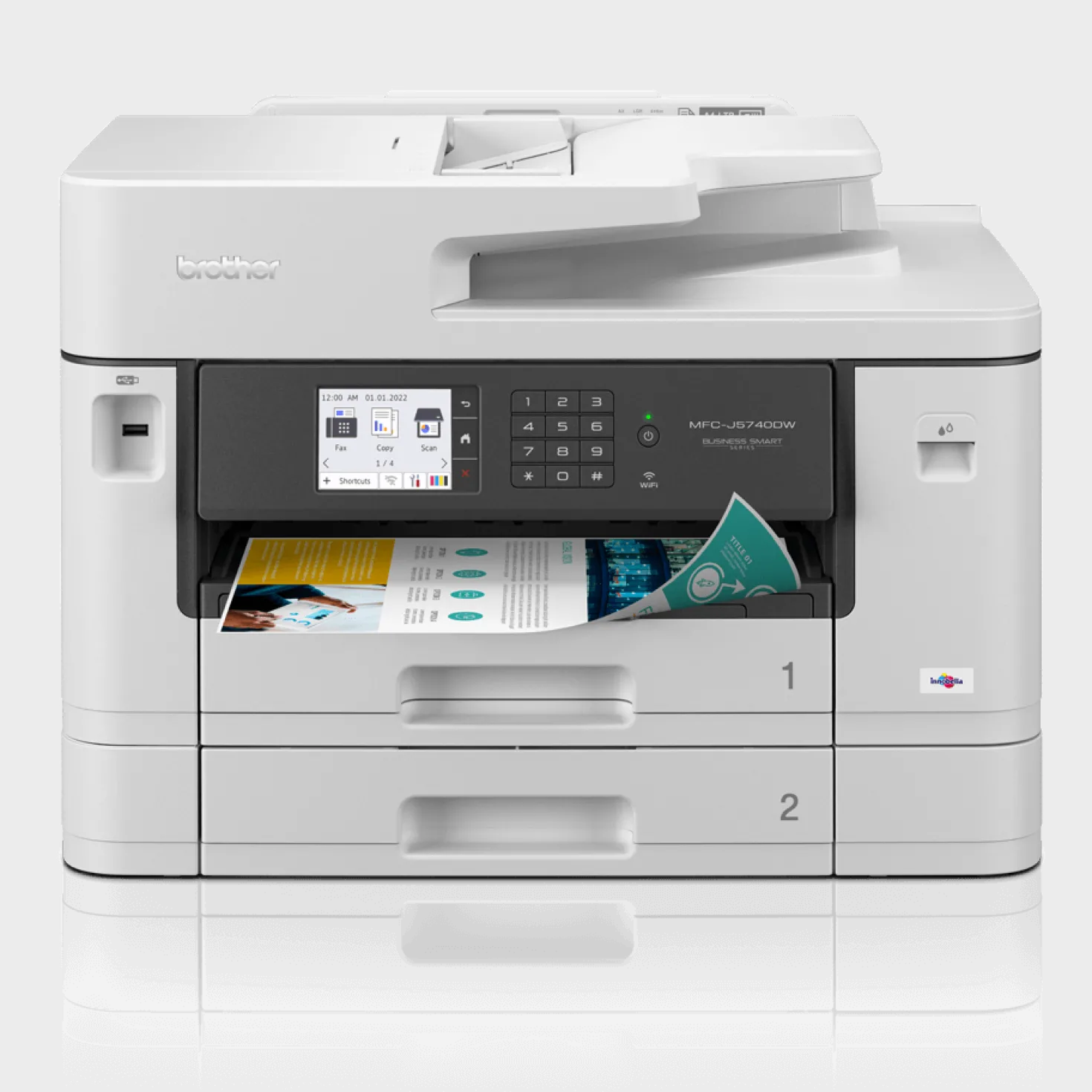 Multifunktionsskrivare Brother MFC-J5740DW, bläckstråle, A3-stöd