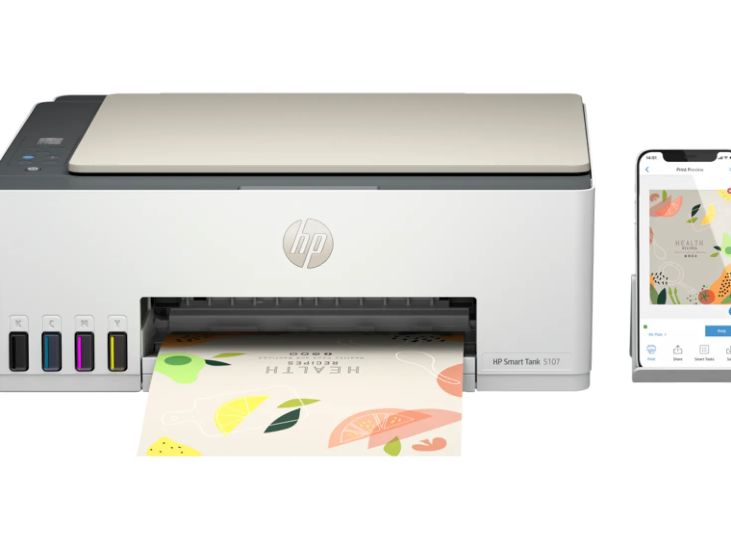 Multifunktionsskrivare HP Smart Tank 5107 All-in-One, färg, WiFi