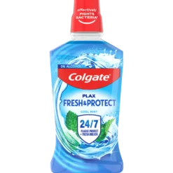 Munskölj Colgate Plax Cool Mint, alkoholfri, fluorid, 500 ml