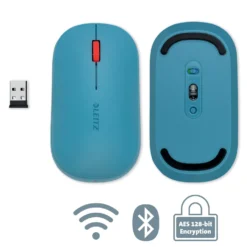 Mus Leitz Cosy Trådlös, Bluetooth, blå