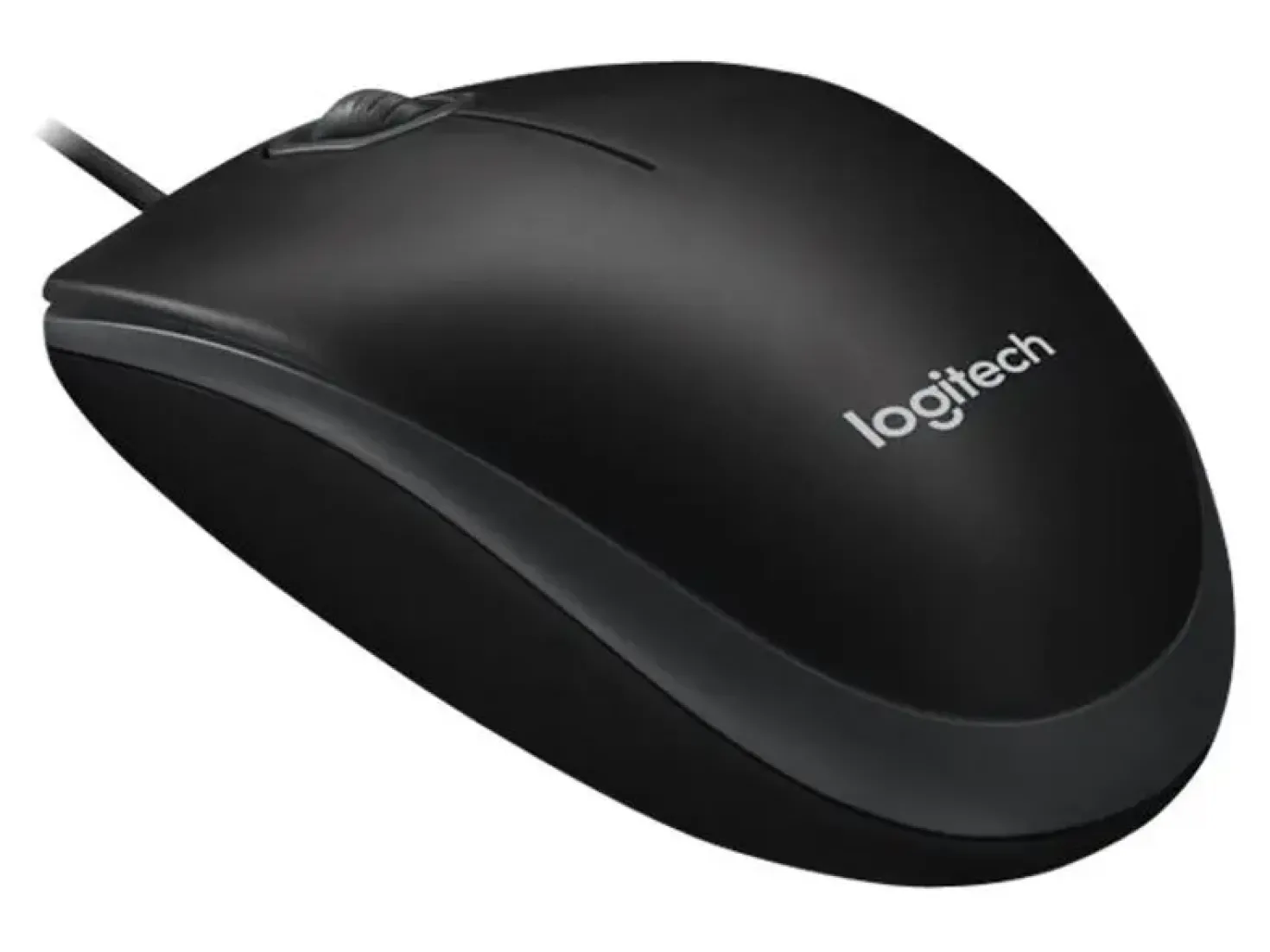 Mus Logitech B100 Optical, trådbunden USB, svart