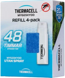Myggskydd Thermacell Refill 4-pack, 48 timmar, 12 mattor