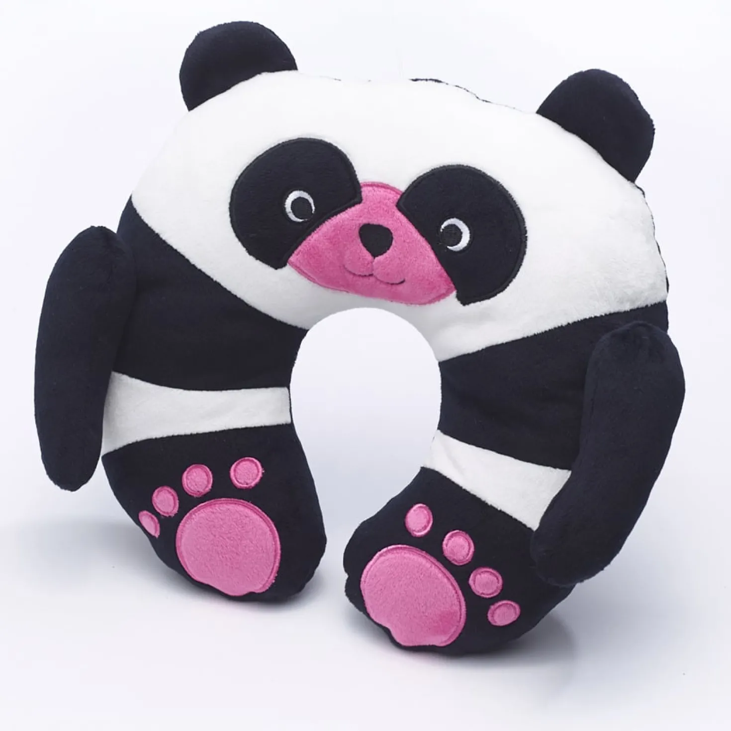 Nackkudde Travelblue Chi Chi the Panda, pandamotiv, mjuk plysch