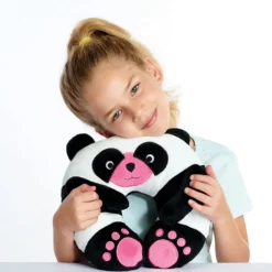 Nackkudde Travelblue Chi Chi the Panda, pandamotiv, mjuk plysch