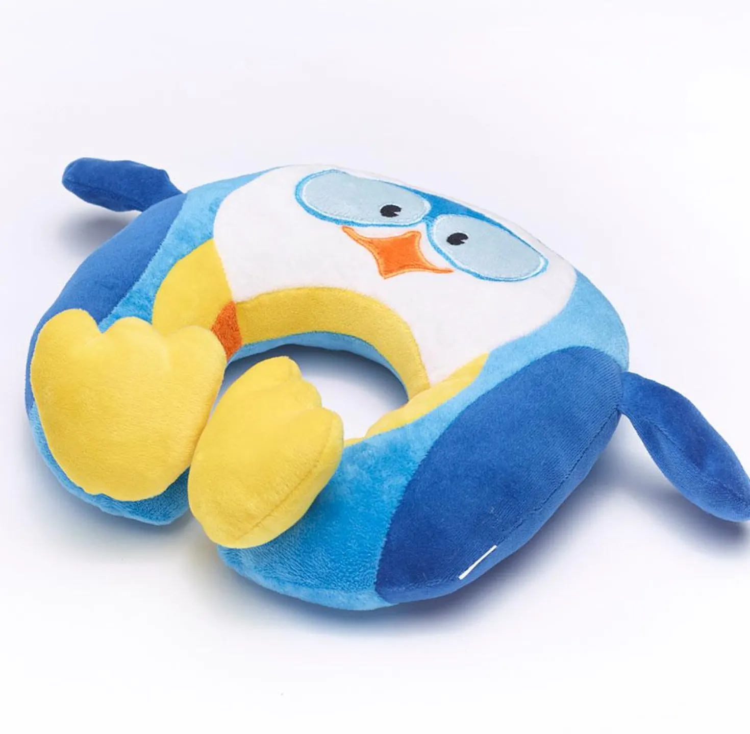 Nackkudde Travelblue Puffy the Penguin, pingvindesign