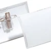 Namnskylt Durable Clic Fold, 54x90mm, nål och klämma, 25 st