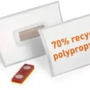 Namnskylt Durable CLICK FOLD, magnetfäste, 54x90mm