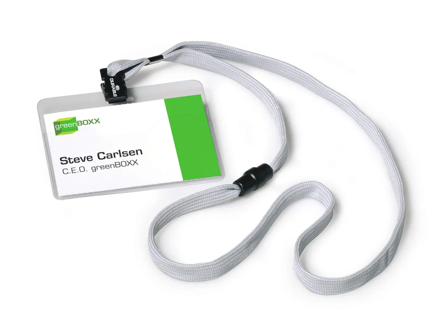 Namnskylt Durable Hängande 60x90mm, halsband