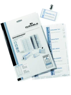 Namnskylt Durable Instick, 90x54 mm, 200 st