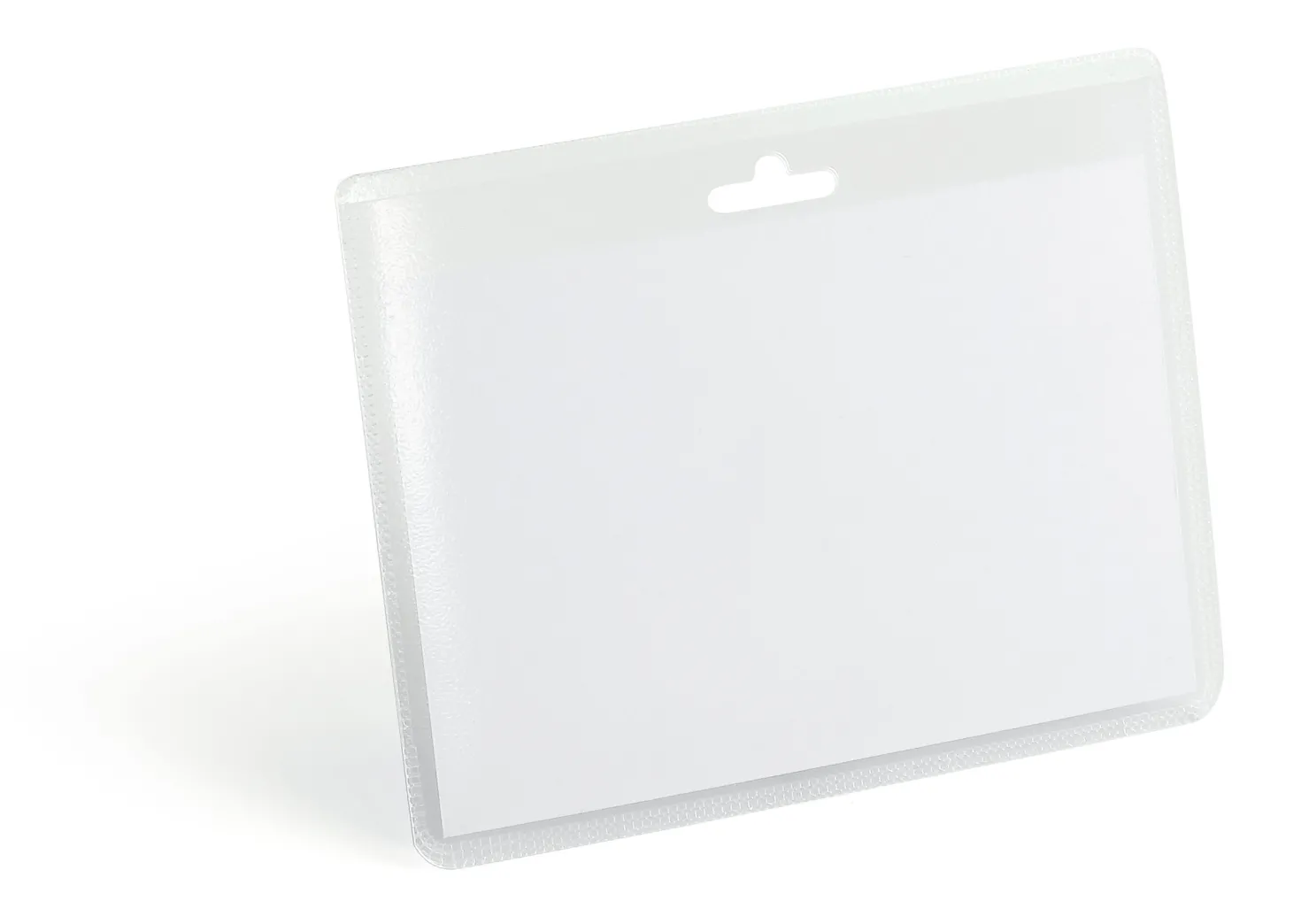 Namnskylt Durable med Eurohål, 60x90 mm, liggande