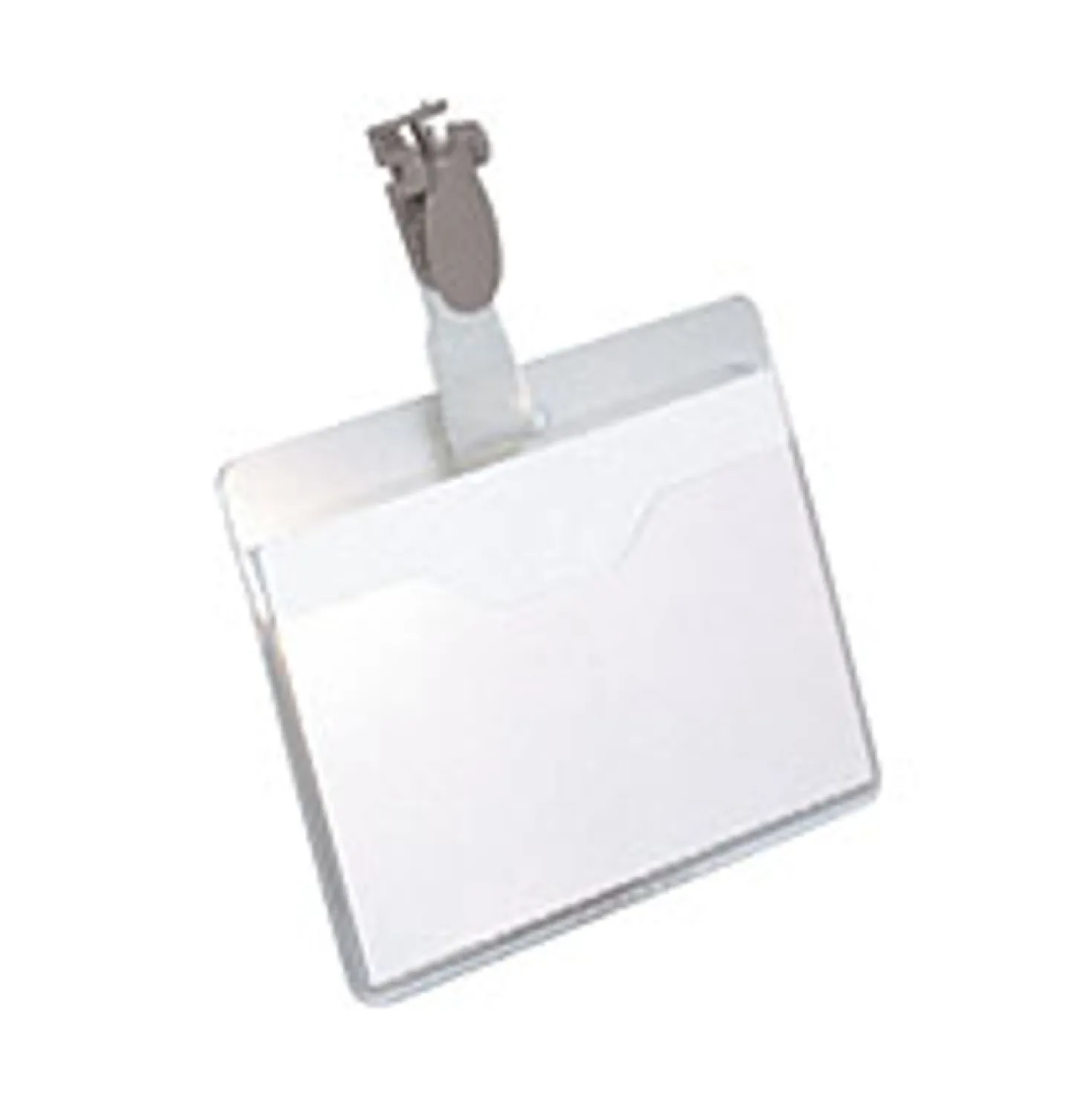 Namnskylt Durable med vridbart clips, 90x60 mm, 25 st