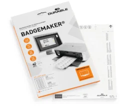 Namnskyltsetiketter Durable BADGEMAKER, 17x67 mm