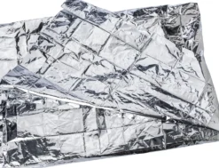 Nödfilt Värmefilt Aluminiumfolie, kompakt, reflekterande