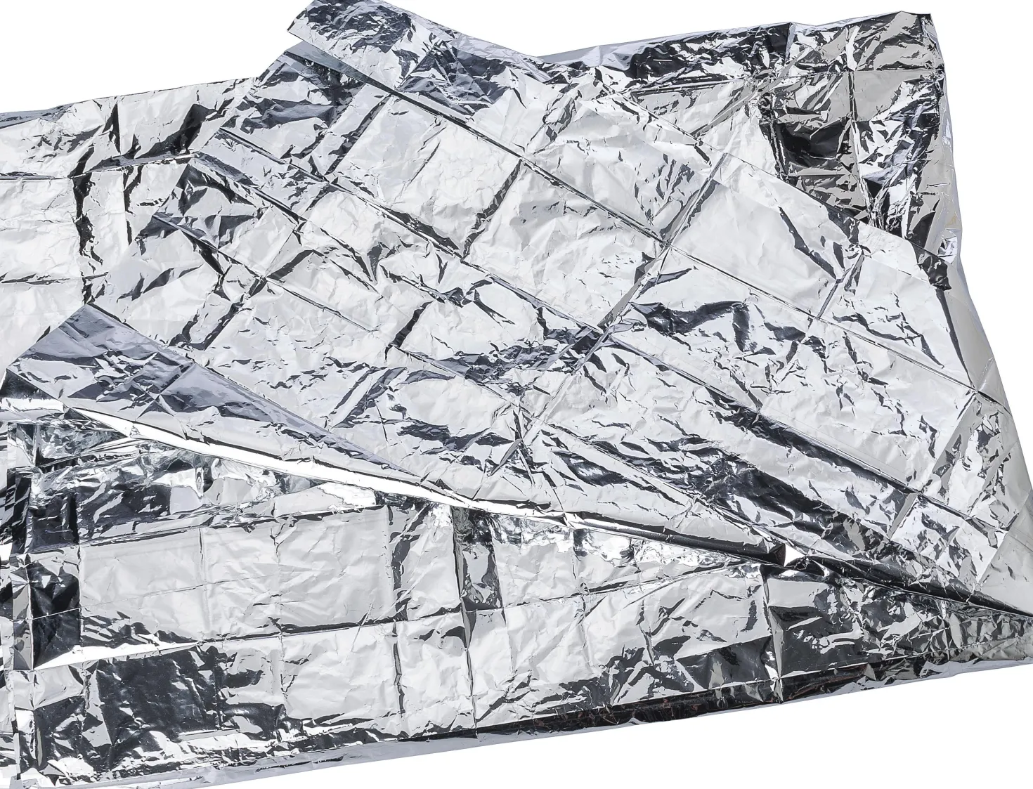 Nödfilt Värmefilt Aluminiumfolie, kompakt, reflekterande
