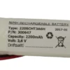 Nödljusbatteri NiMH 3,6V 220SCHT3A6H, uppladdningsbart